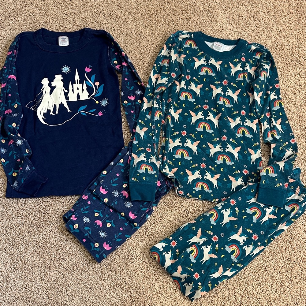 Kids Rainbow and Castle Pajama Set